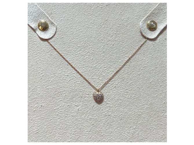 Collana Cuore con Diamanti Cartier in Oro Rosa D'oro - vista 4