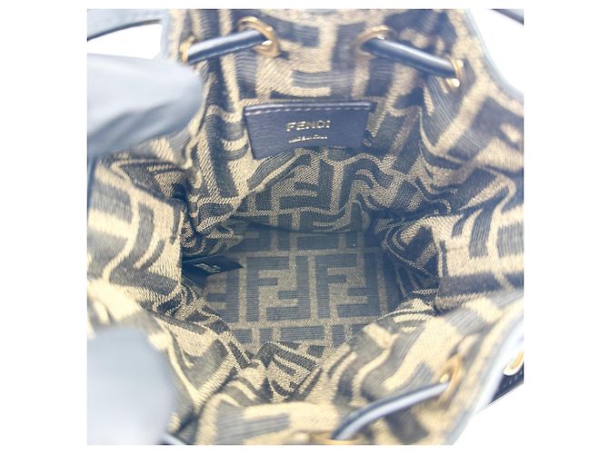 Fendi Mon Tresor Bucket Zucca Quilted Silk Mini - vista 5