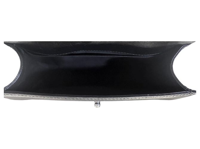Bolsa Chanel Boy Flap Medium Edinburgh Celtic Knot Preta Preto Hardware prateado - vista 9