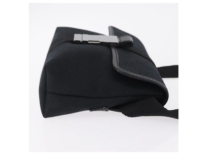 Cinto Gucci Fivela GG Canvas Small Preto - vista 3