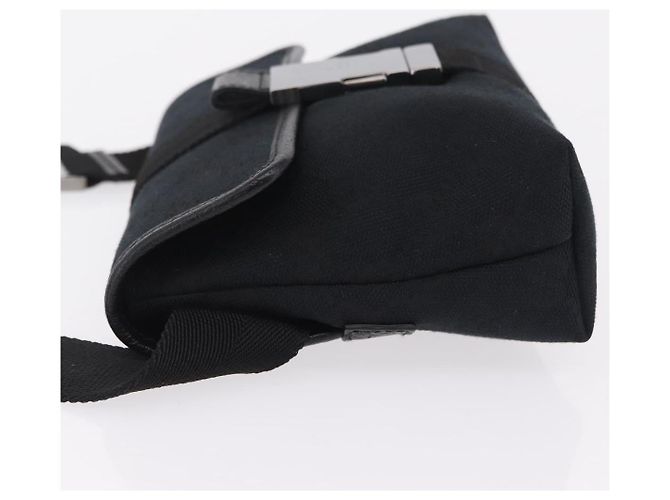Cinto Gucci Fivela GG Canvas Small Preto - vista 4