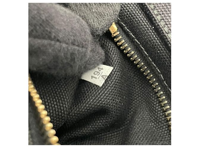 Tote Sac cabas Prada en toile noire - vue 18