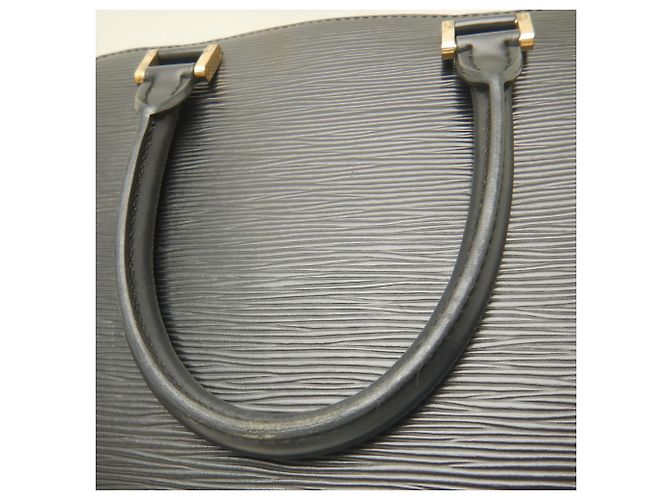 Borsa Louis Vuitton Epi Pont Neuf in Noir - vista 14