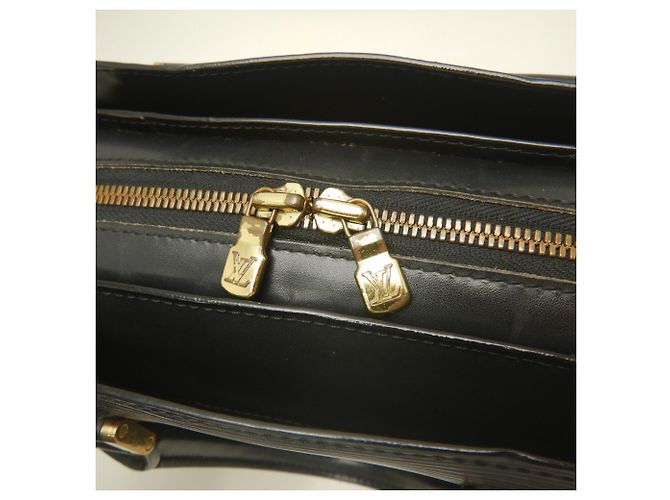 Borsa Louis Vuitton Epi Pont Neuf in Noir - vista 16