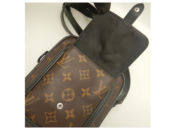 Louis Vuitton Monogram Macassar Christopher Schultertasche - Ansicht 13