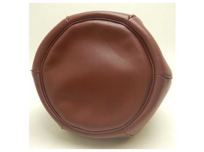 Borsa a tracolla Cartier in vitello Bordeaux Bordò - vista 12