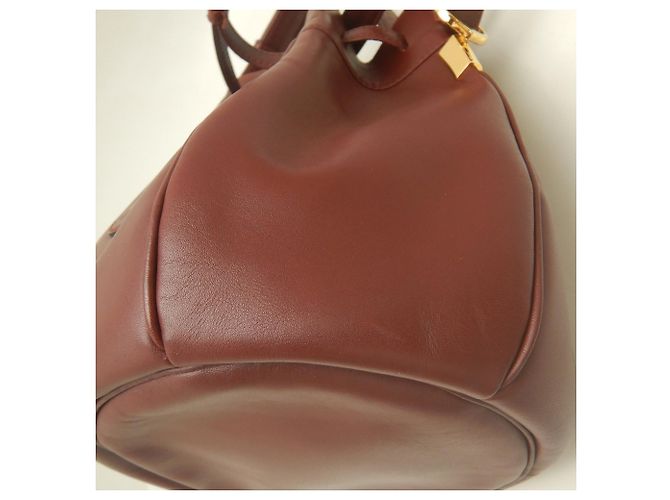 Borsa a tracolla Cartier in vitello Bordeaux Bordò - vista 14