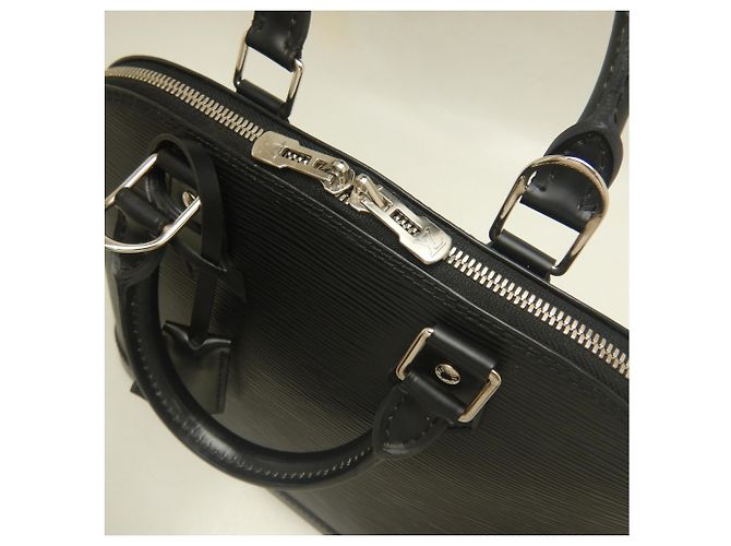 Louis Vuitton Epi Alma PM Handtasche Schwarz - Ansicht 15