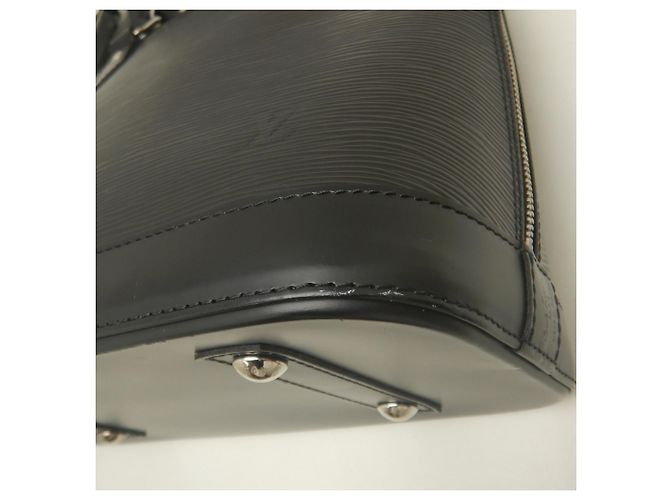 Louis Vuitton Epi Alma PM Handtasche Schwarz - Ansicht 17