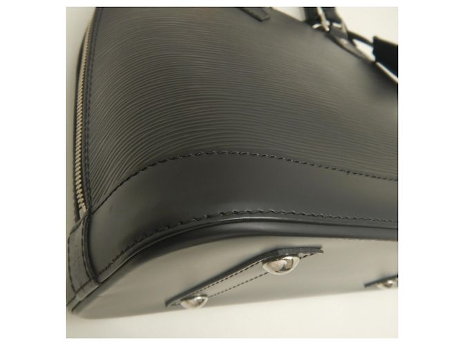 Louis Vuitton Epi Alma PM Handtasche Schwarz - Ansicht 18