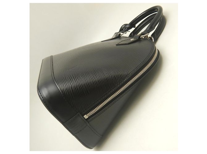 Louis Vuitton Epi Alma PM Handtasche Schwarz - Ansicht 4