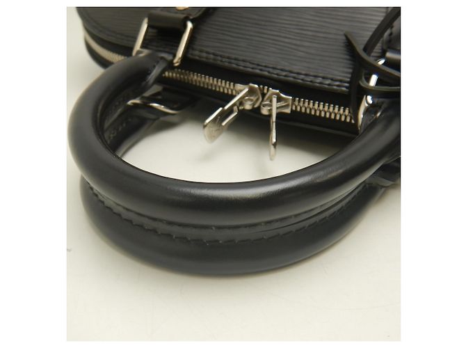 Louis Vuitton Epi Alma PM Handtasche Schwarz - Ansicht 9