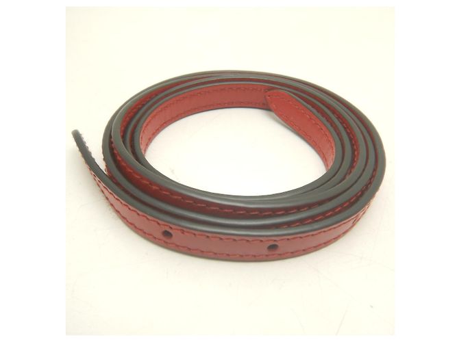 Borsa a tracolla Prada in pelle rossa Rosso - vista 19