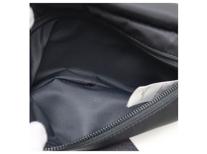 Borsa a tracolla Burberry in nylon e pelle Marrone Beige - vista 13
