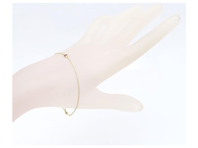 Autre Marque Bracciale con charm Tiffany & Co. in oro giallo 18K - vista 6