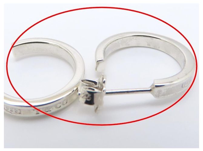 Autre Marque Tiffany & Co. Silver 1837 Creolen - Ansicht 10