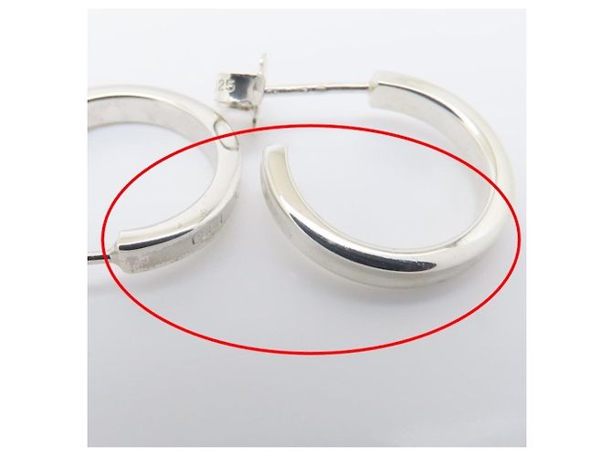 Autre Marque Tiffany & Co. Silver 1837 Creolen - Ansicht 8