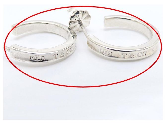 Autre Marque Tiffany & Co. Silver 1837 Creolen - Ansicht 9