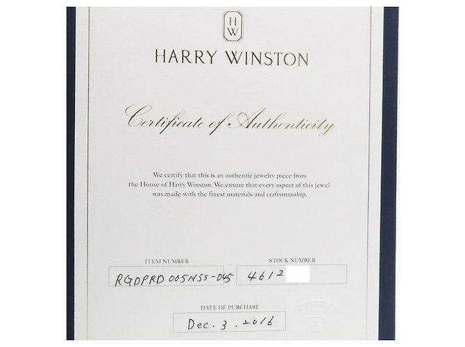 Harry Winston Solitaire Diamond Ring - view 8