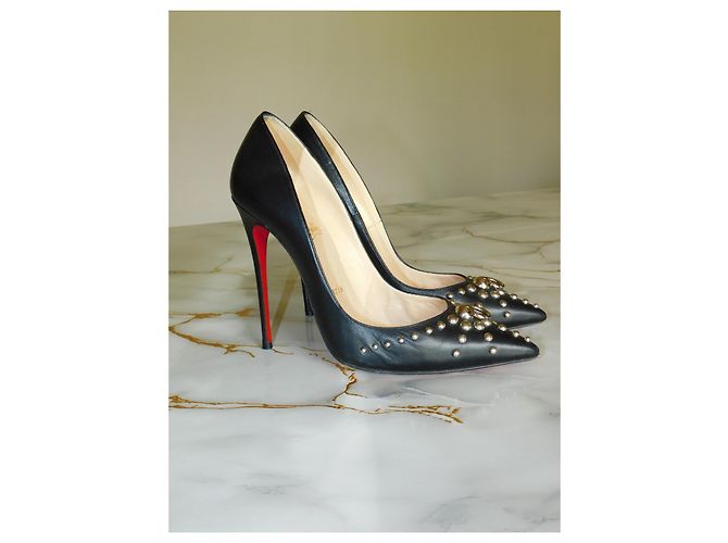 So Kate Décolleté in pelle borchiate Christian Louboutin - vista 2