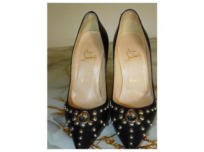 So Kate Décolleté in pelle borchiate Christian Louboutin - vista 7