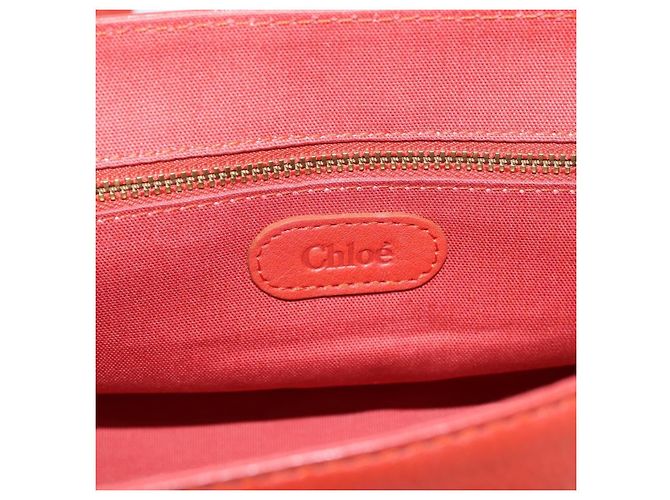 Chloé Borsa Chloe in pelle Rosso - vista 6