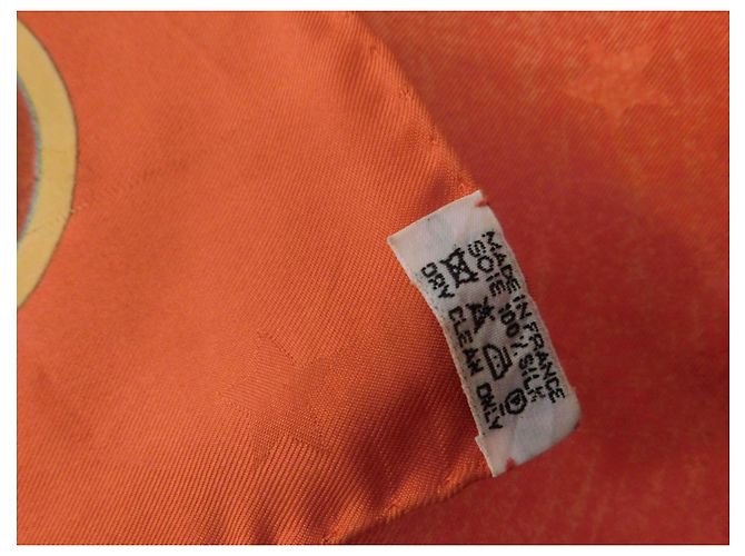 Hermès Carré di seta Cosmos Bianco Rosso D'oro - vista 11