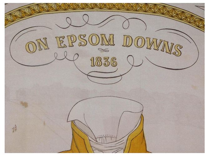 Hermès Carré in seta "On Epsom Downs 1836" - vista 4