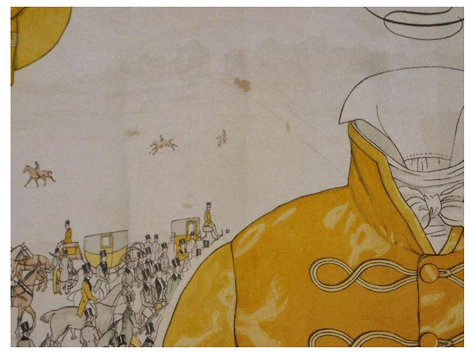 Hermès Carré in seta "On Epsom Downs 1836" - vista 5