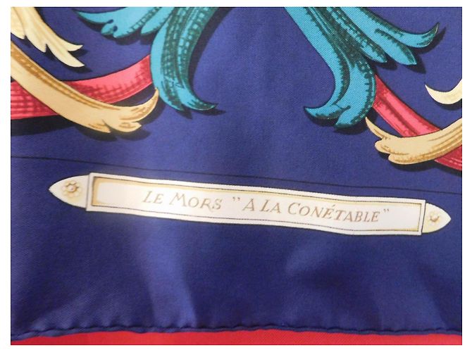 Hermès "Le Mors à la Connétable" silk square - view 3