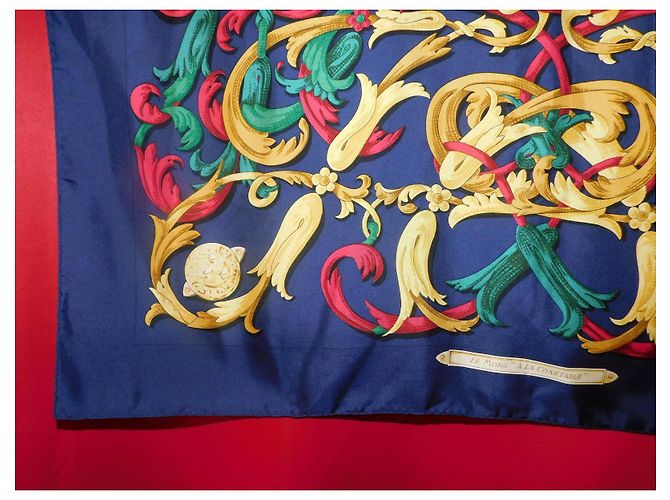 Hermès "Le Mors à la Connétable" silk square - view 5