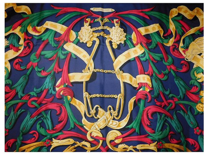 Hermès "Le Mors à la Connétable" silk square - view 7
