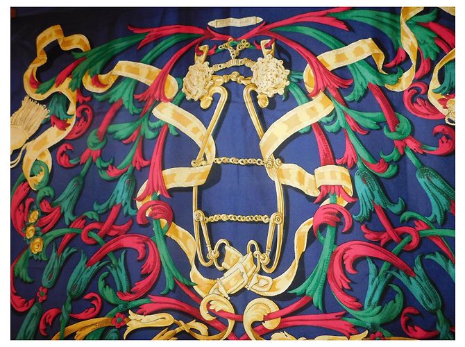 Hermès "Le Mors à la Connétable" silk square - view 8