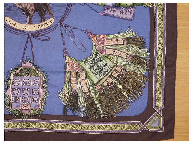 Hermès Seiden- und Kaschmir-Carré - Ansicht 3