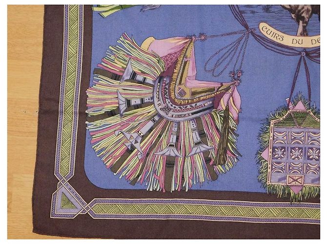 Hermès Seiden- und Kaschmir-Carré - Ansicht 4