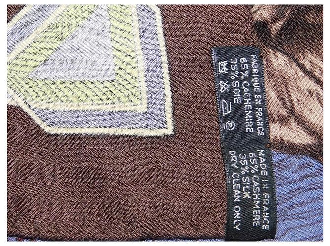 Hermès Seiden- und Kaschmir-Carré - Ansicht 8