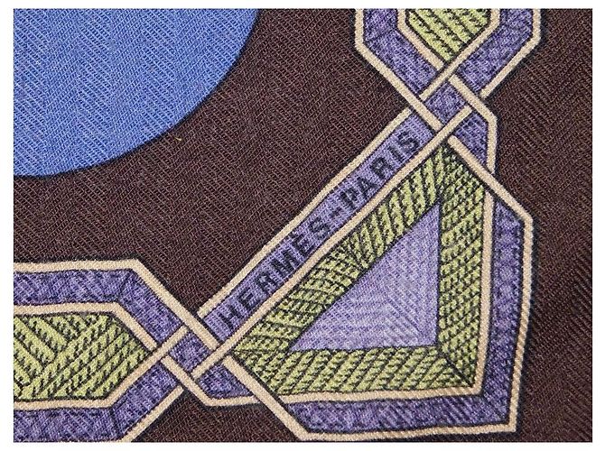 Hermès Seiden- und Kaschmir-Carré - Ansicht 9