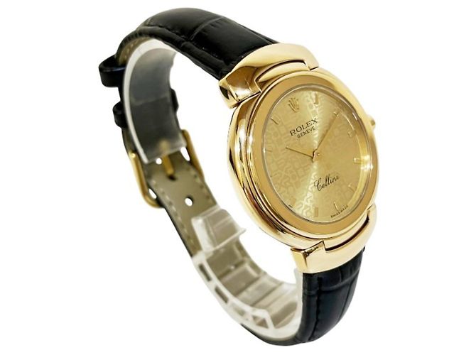 Rolex Cellini 6622 Quartz Armbanduhr aus 18K Gelbgold - Ansicht 3