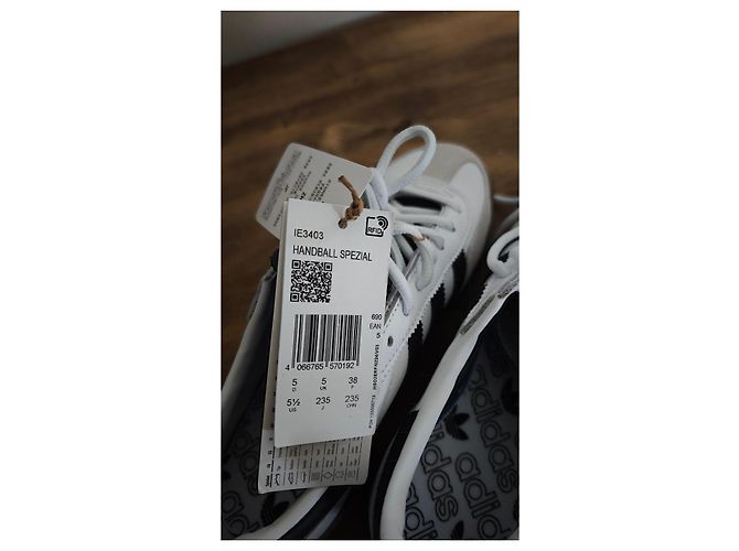 Sneakers Adidas Handball Spezial Bianco e Nero - vista 7
