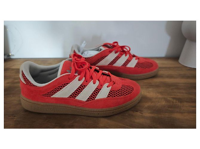 Adidas Handball Spezial Sneaker rot und weiß - Ansicht 2