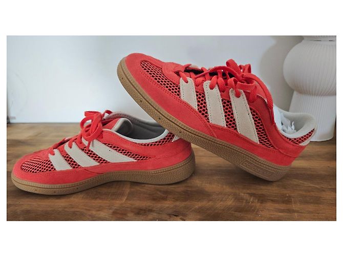 Adidas Handball Spezial Sneaker rot und weiß - Ansicht 4