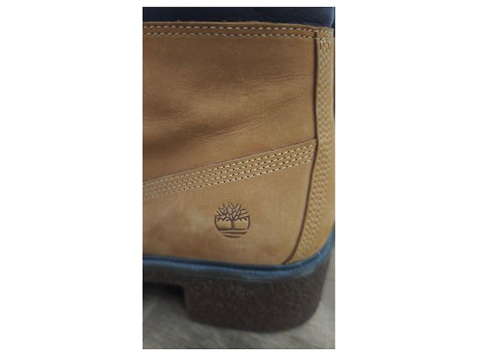 Stivali Timberland da Donna in Pelle Gialla - vista 9