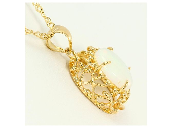 Autre Marque Collana in oro giallo 18K con opale - vista 3