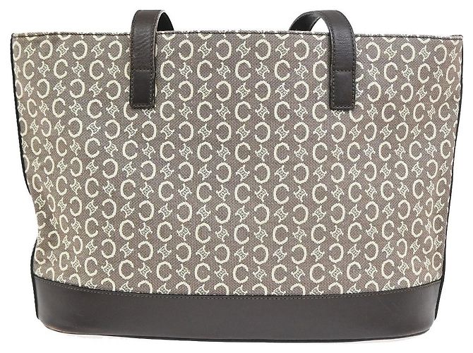 Céline Celine Vintage Macadam Shopper Coated Canvas Medium - view 2