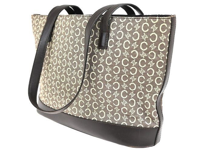 Céline Celine Vintage Macadam Shopper Coated Canvas Medium - view 3