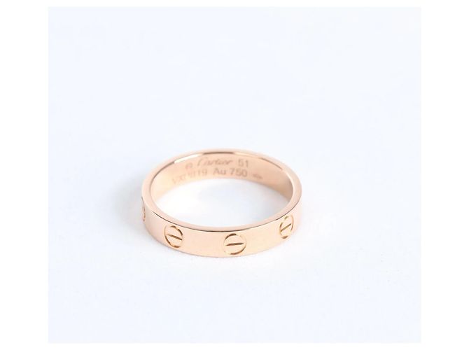 Cartier Mini Love Ring 750(YG) 3.1g 51 VXP819 Golden - Ansicht 3