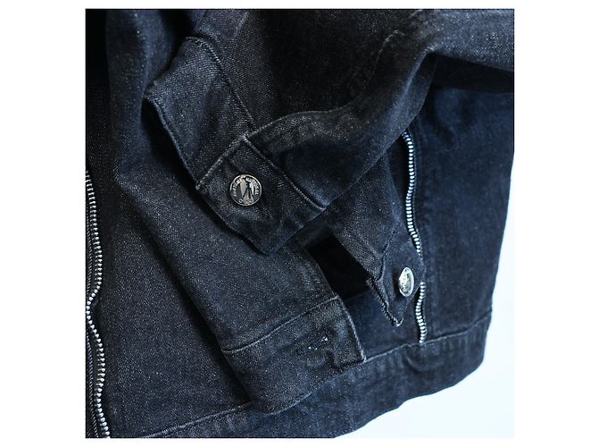 CoSTUME NATIONAL Dunkle Denimjacke, 48 IT - Ansicht 3