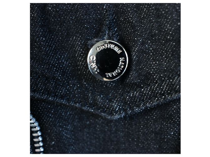 CoSTUME NATIONAL Dunkle Denimjacke, 48 IT - Ansicht 4