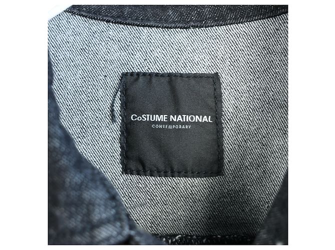 CoSTUME NATIONAL Dunkle Denimjacke, 48 IT - Ansicht 8