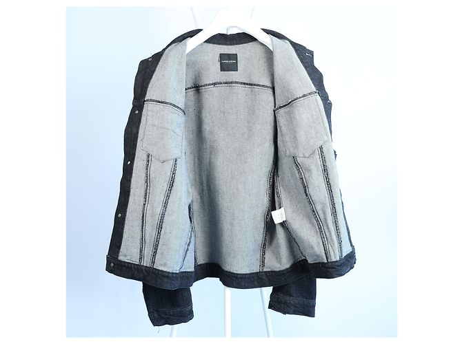 CoSTUME NATIONAL Dunkle Denimjacke, 48 IT - Ansicht 9